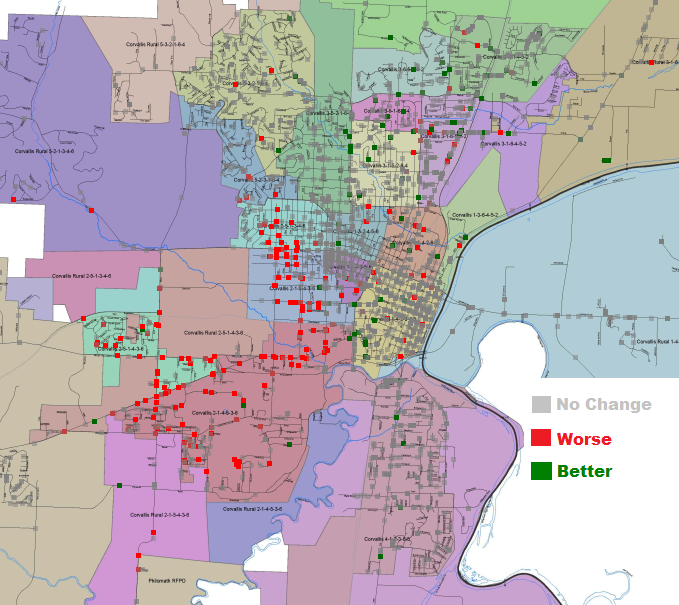 comparison map